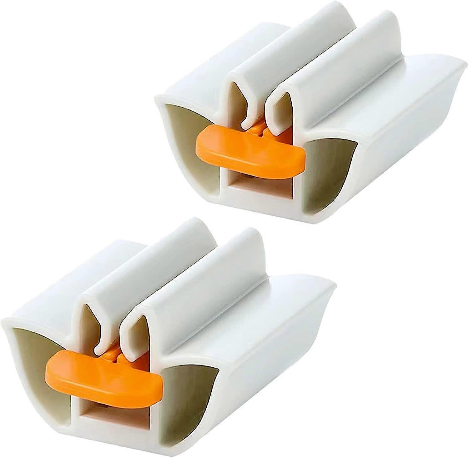 Almi 2 Pack Plastic Toothpaste Squeezer,square Toothpaste Tube Squeezer,rolling Tooth Gift