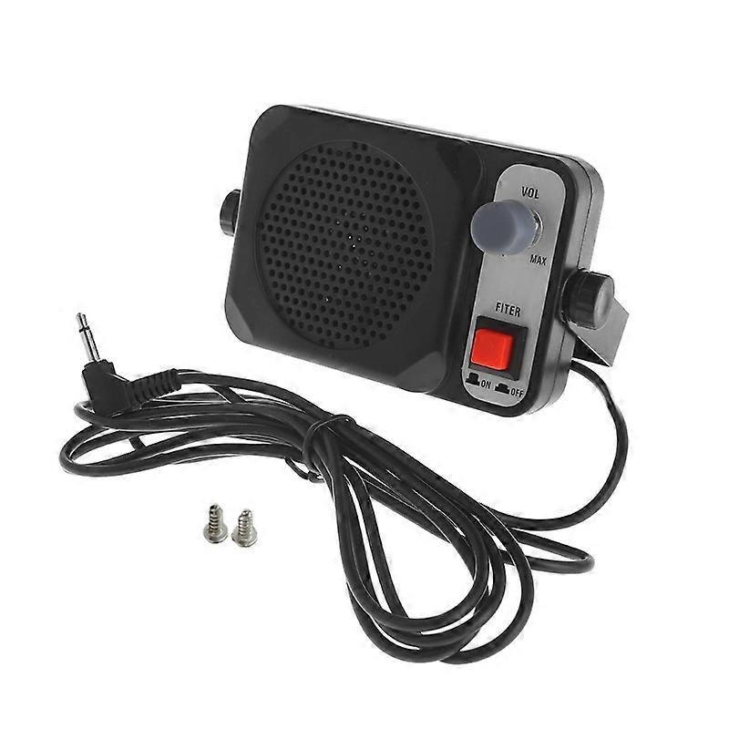 Heavy Duty Ts-650 Mini External Speaker For Yaesu Icom Cb Radio 35mm