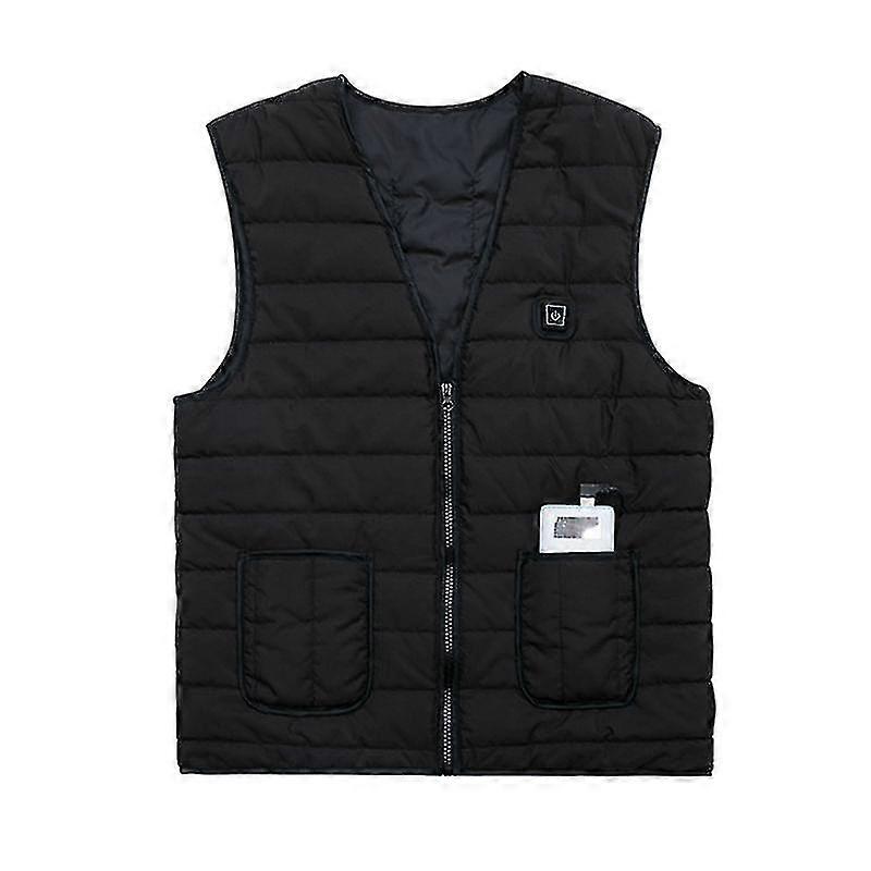 Unisex mænd Kvinder Usb Infrarød VarmeVest Fleksibel Elektrisk Ærmeløs Termisk Vinter Varm Jakke Tøj