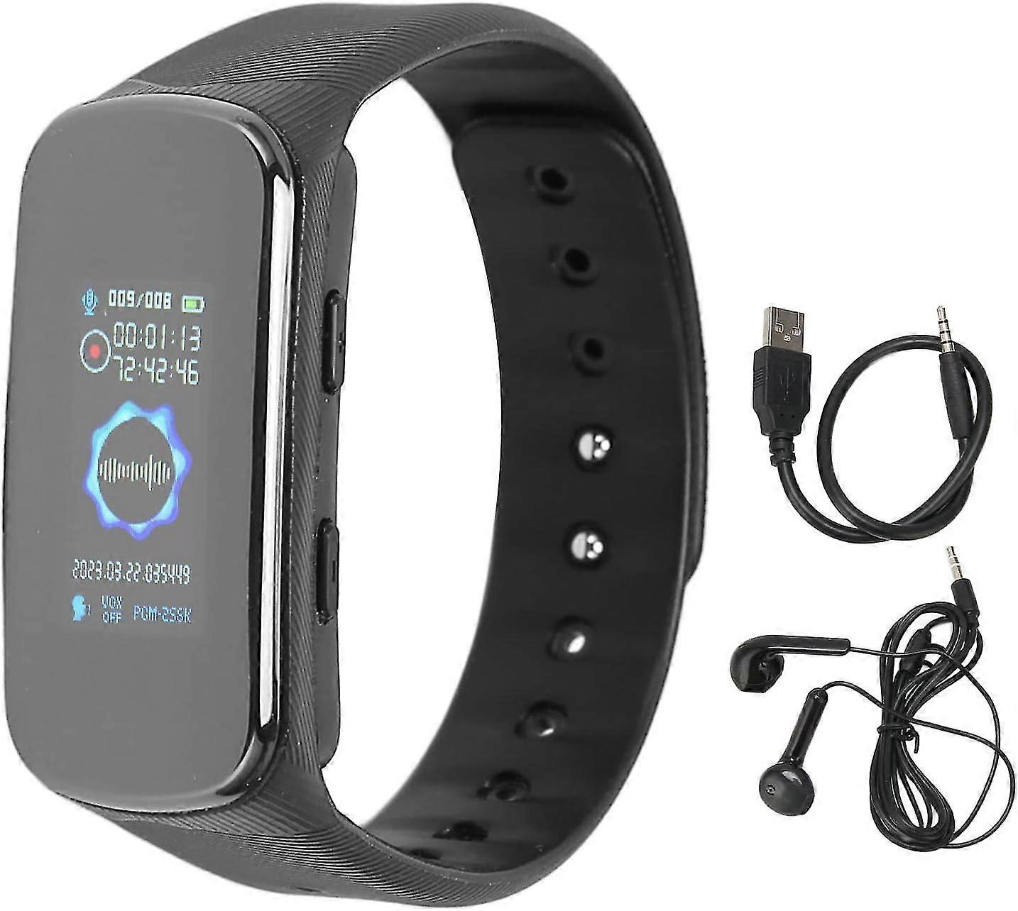 Watch Voice Recorder With Noise Reduction, Mp3 Hifi Function, Detachable Design, Voice Activated Recorder For Court