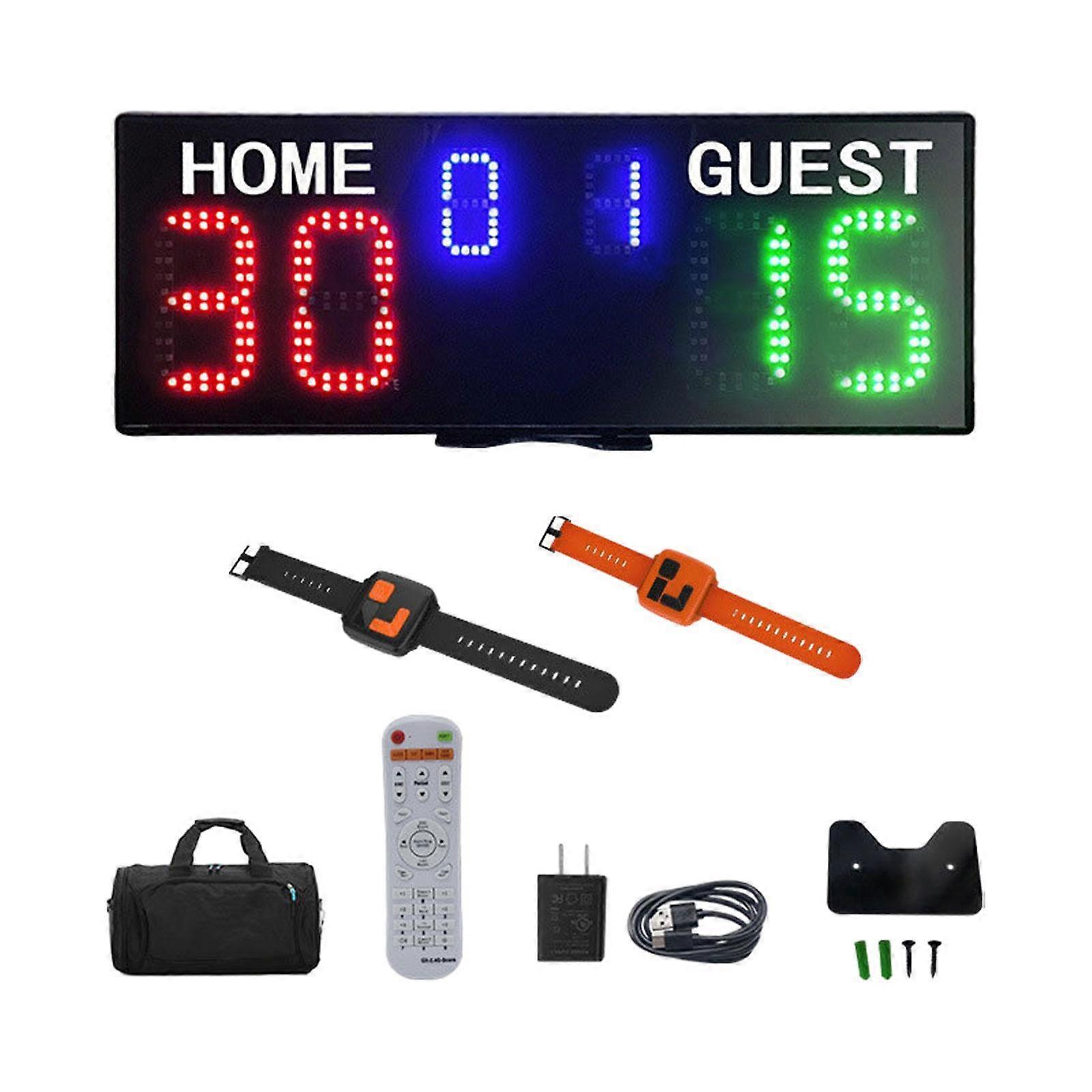 Scor digital multifuncțional pentru tenis fotbal baseball