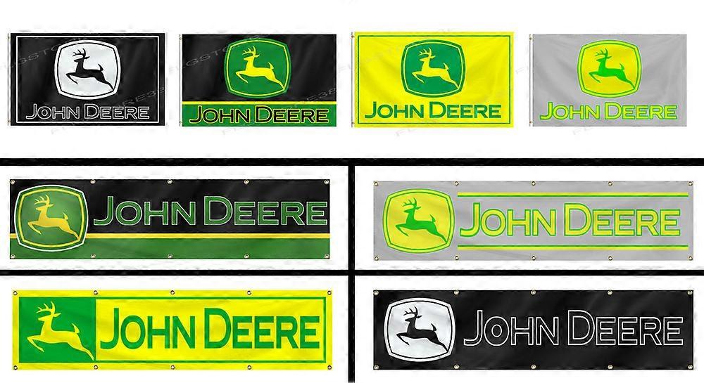 WinCraft John Deere Mehrzweck-Aufkleber, 5,5 x 7,75 cm, 3 Stück