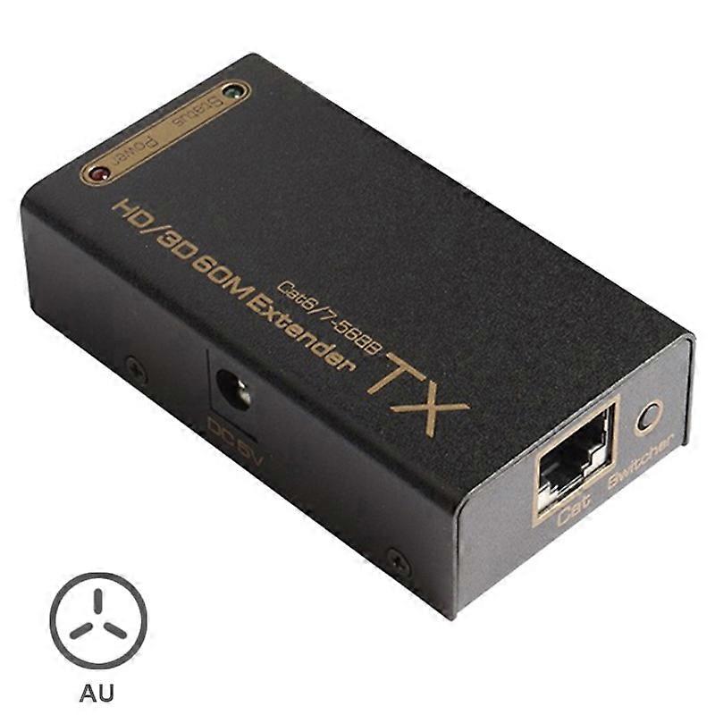 HDMI Extender 60m Extension Over Cat5e/6 LAN Cable Support 3D Long Distance