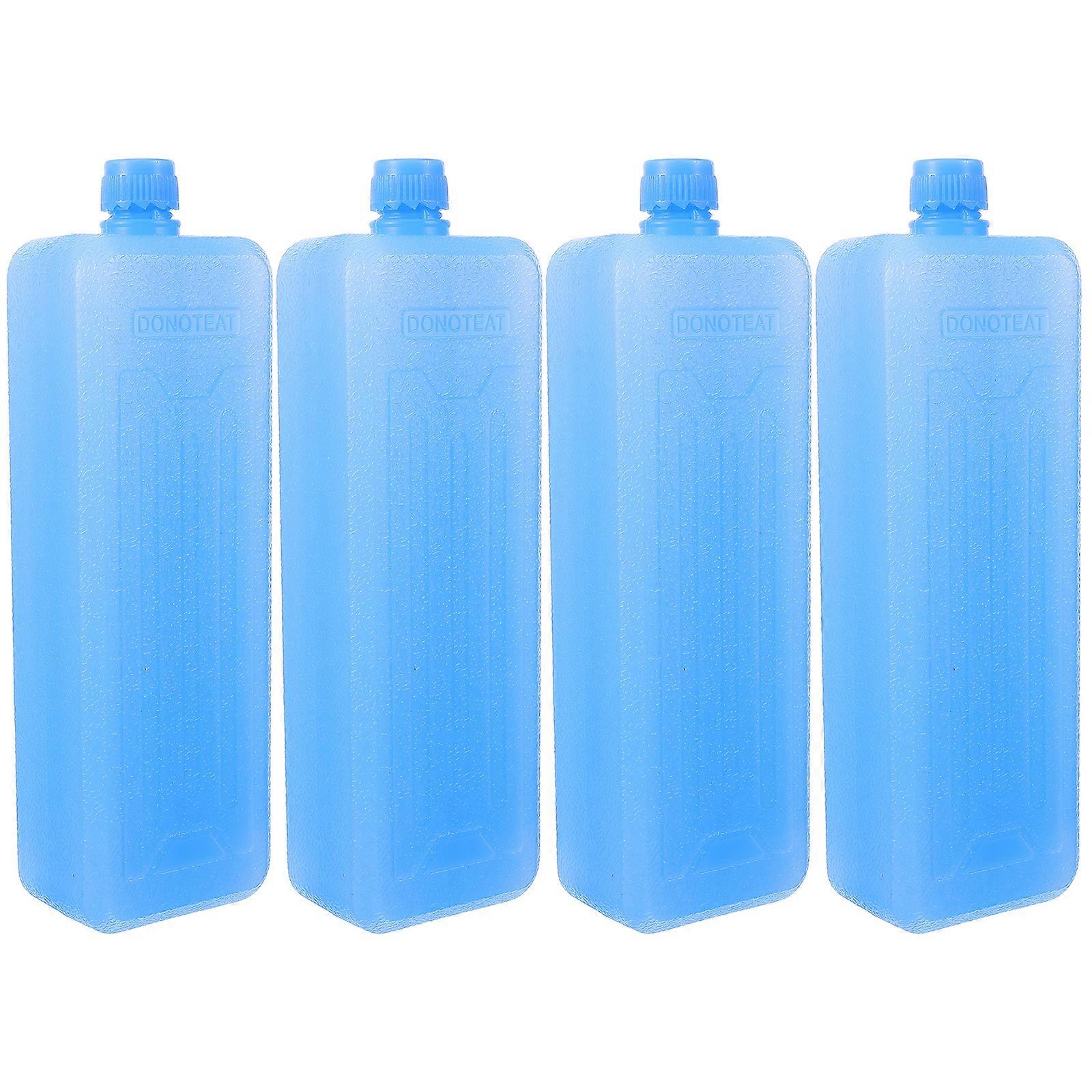 4Pcs Freezer Boxes For Coolers Ice Boxes Ice Block Cooler Freezer Boxes Reusable Ice Boxes