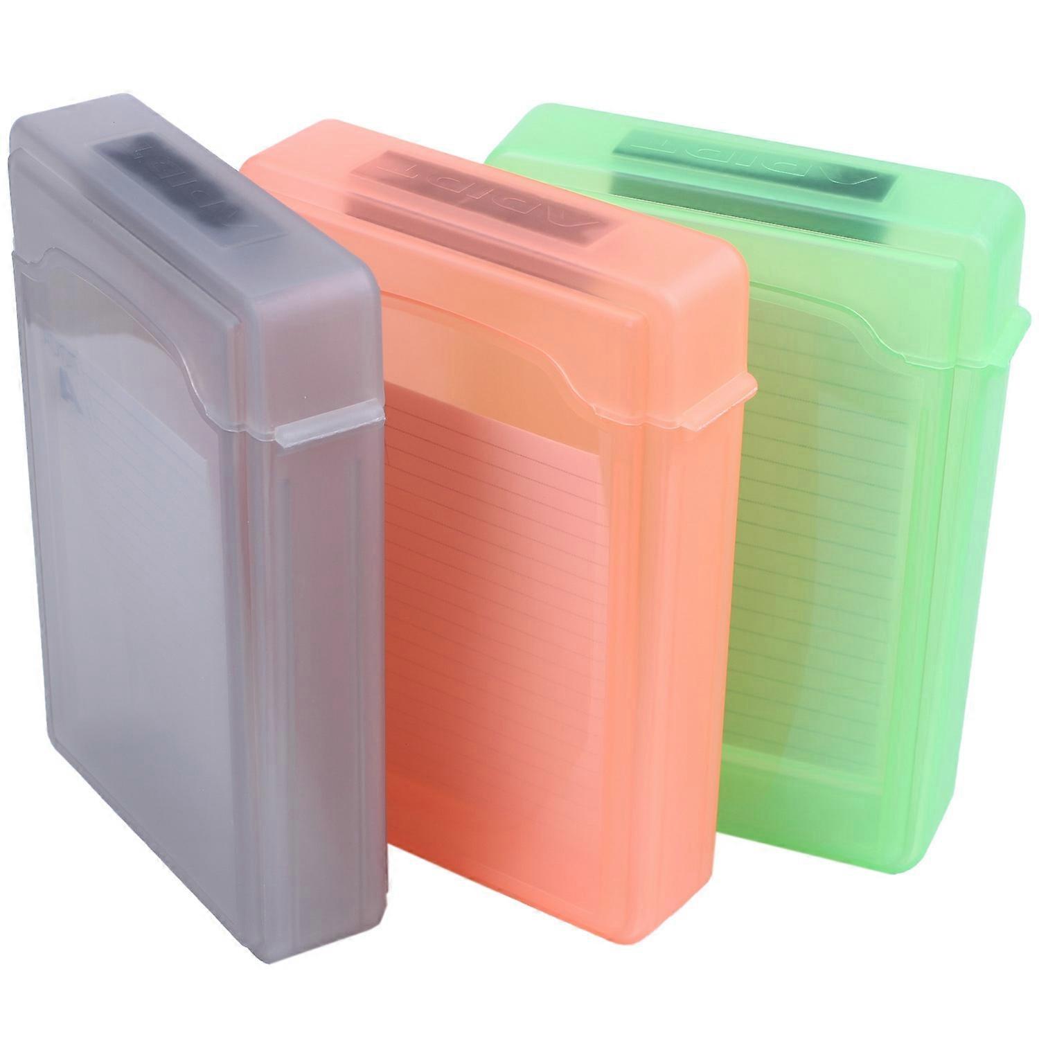 5 PCS 3.5 "Portable IDE Sata HDD External Case Hard Drive Case Hard Case Plastic Protection case