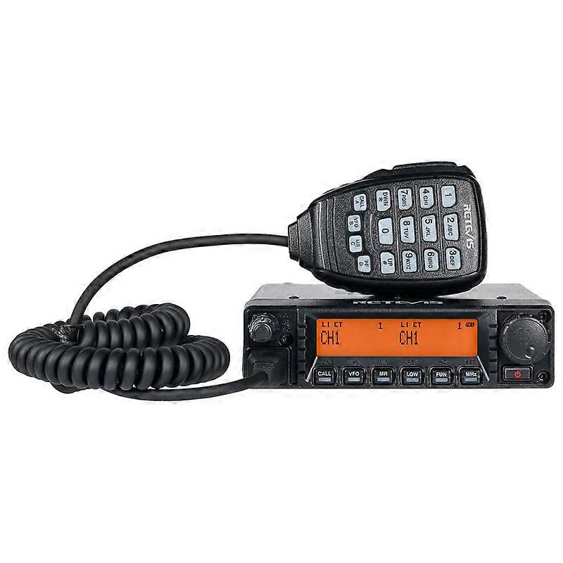 Ra87 Black Car Mounted Station [american Frequency Gmrs/40w/handheld Microphone Programming]