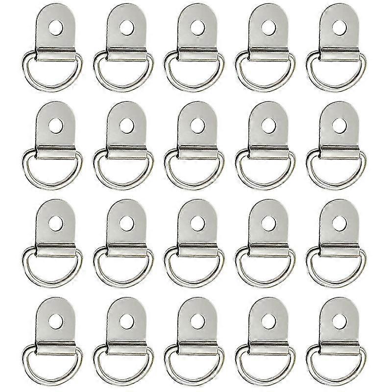 20pcs ריסים טבעת D לקשור את עוגנים כבדים חובה פלדה עבור סירת קרוואן מטען