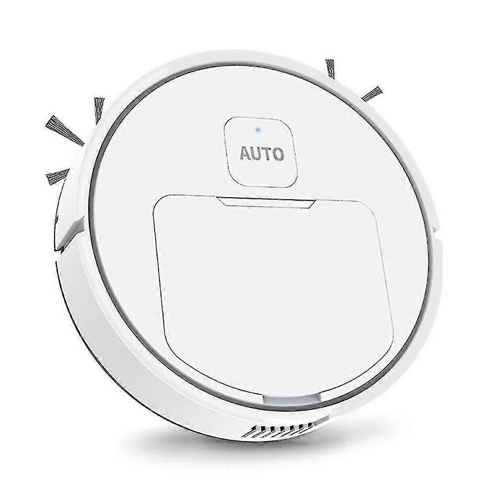 3 In 1 Smart Broom Robot Vacuum Cleaner Lazy Sweeper Robot ,white A