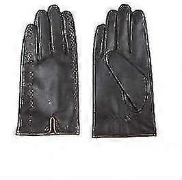 winter warm- touch screen, leather gloves