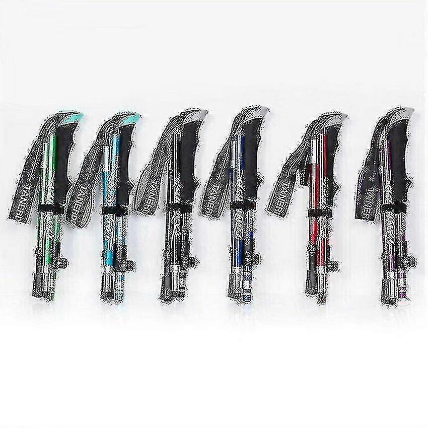 5-section Folding Trekking Poles Walking Stick Hiking Naturehike Antishock