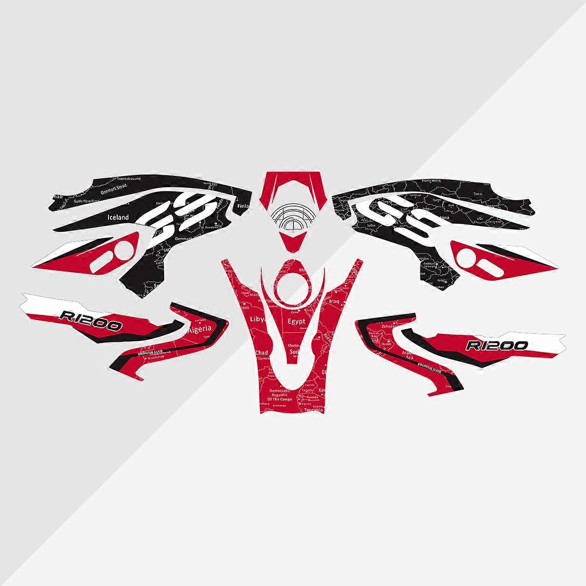 BMW R1200GS R1200 GS LC 2014-2018 2017 2016 2015 用オートバイグラフィックスデカールキットケース