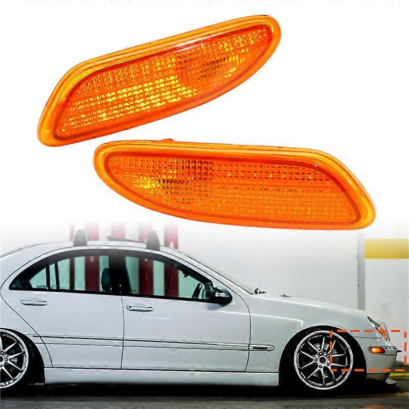 thumbnail image 2 of Genuine Mercedes-Benz W204 C-Class Side Marker Set – Front Bumper Turn Signal Lights 2 of 2