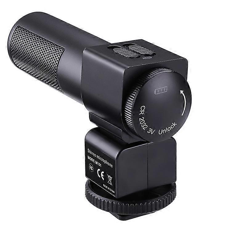Professional Shotgun Condenser Stereo Microphone for DV DSLR Camera MIC-01