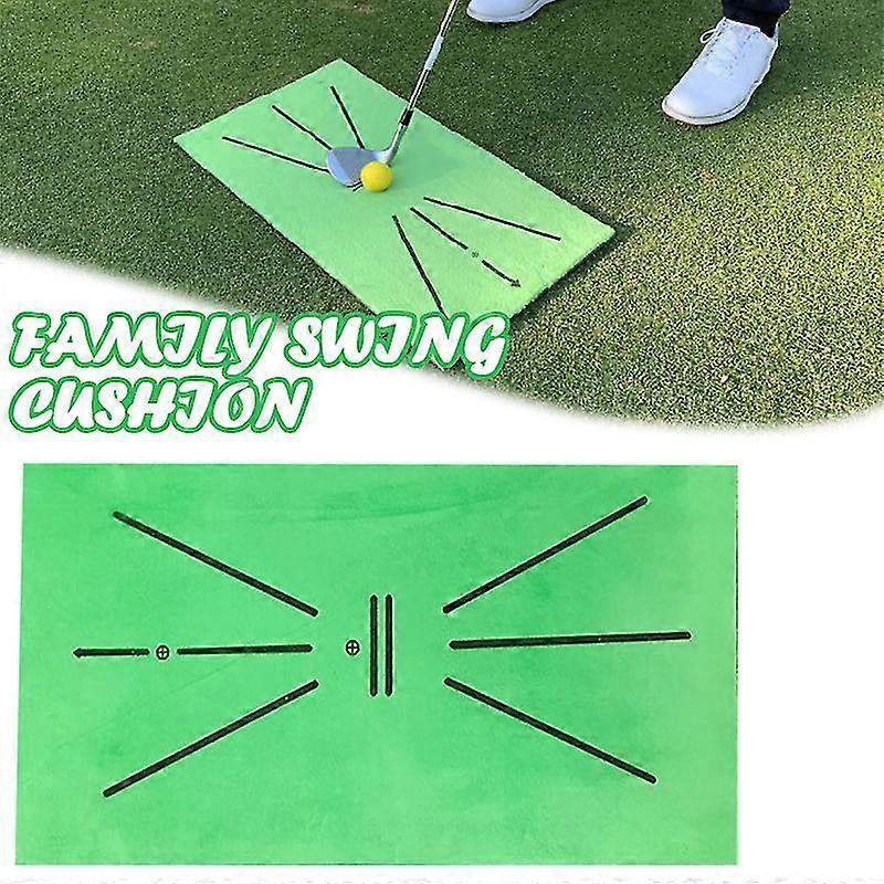 Golf Training Mat Soft Foam Swinging Practice Hitting Mini Ground Rug For Indoor