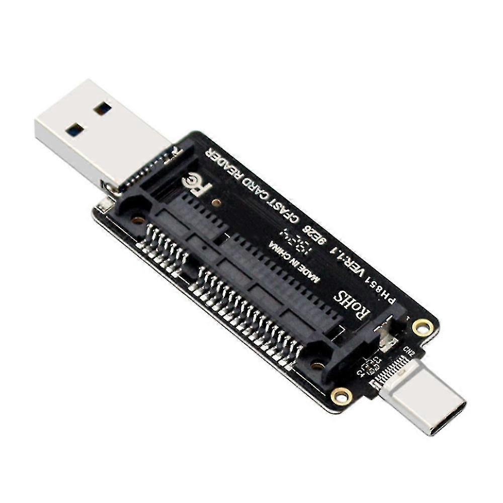 Ph851 Cfast Usb3.1 Type C Card Reader Smart Memory Card Reader Flash Drive Adapter Support Cfe 10gb