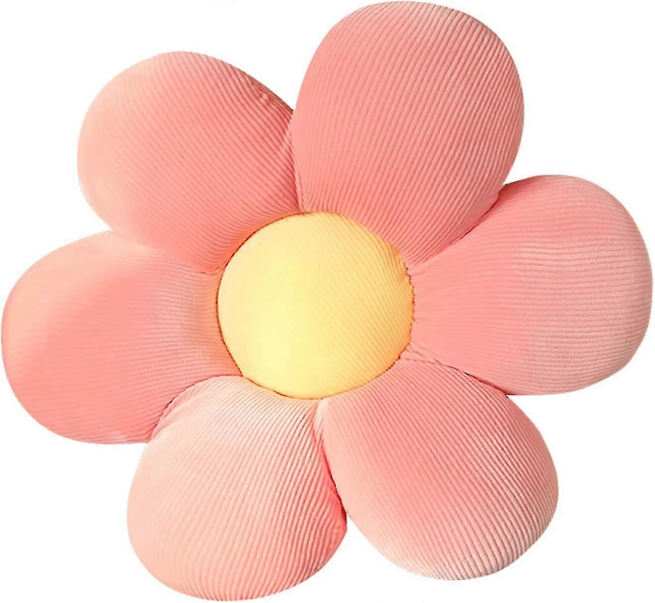 Cute Flower Pattern Pillow,floor Pillow Seating Cushion, For Reading Nook Watching Tv Bedding Room Seating(1 Piece, Pink)