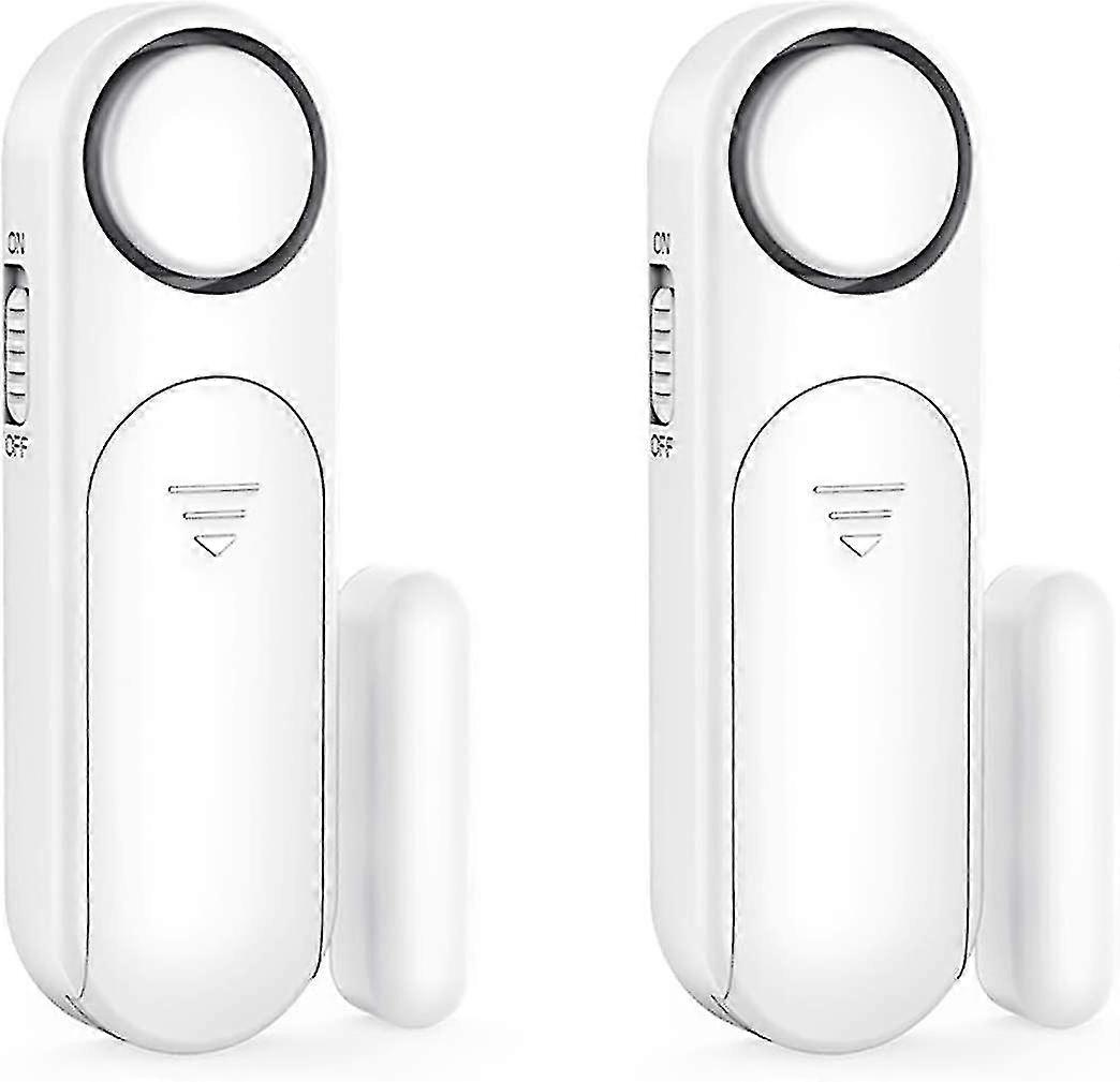 Wireless Door Alarm Sensor - 120dB Anti-Theft Child Safety Alarm (2 Pack)