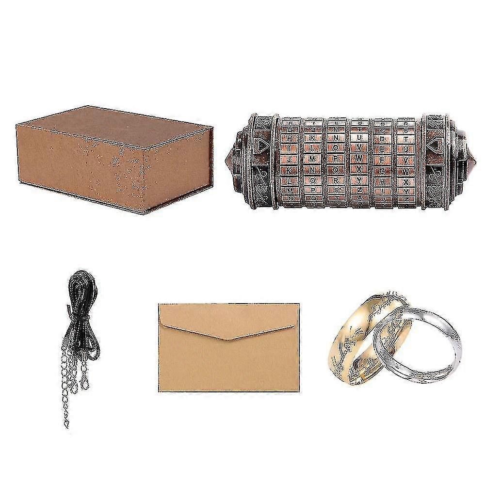 Da Vinci Code, Cryptex With Rings - Copper