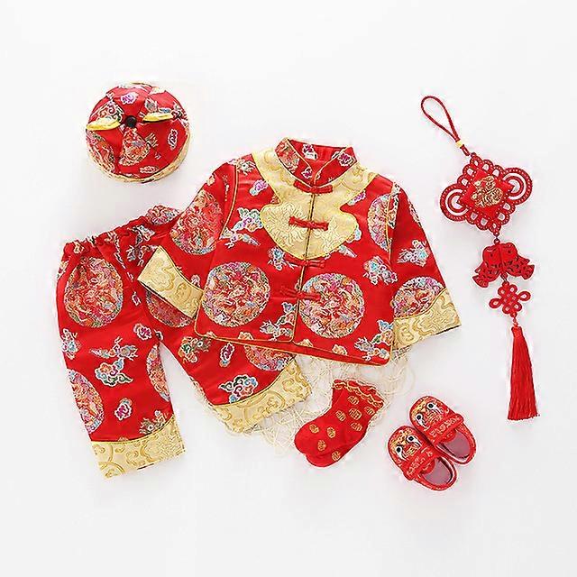 Chinese New Newborn New Years Eve Outfit JWL-Chinese New Year Red