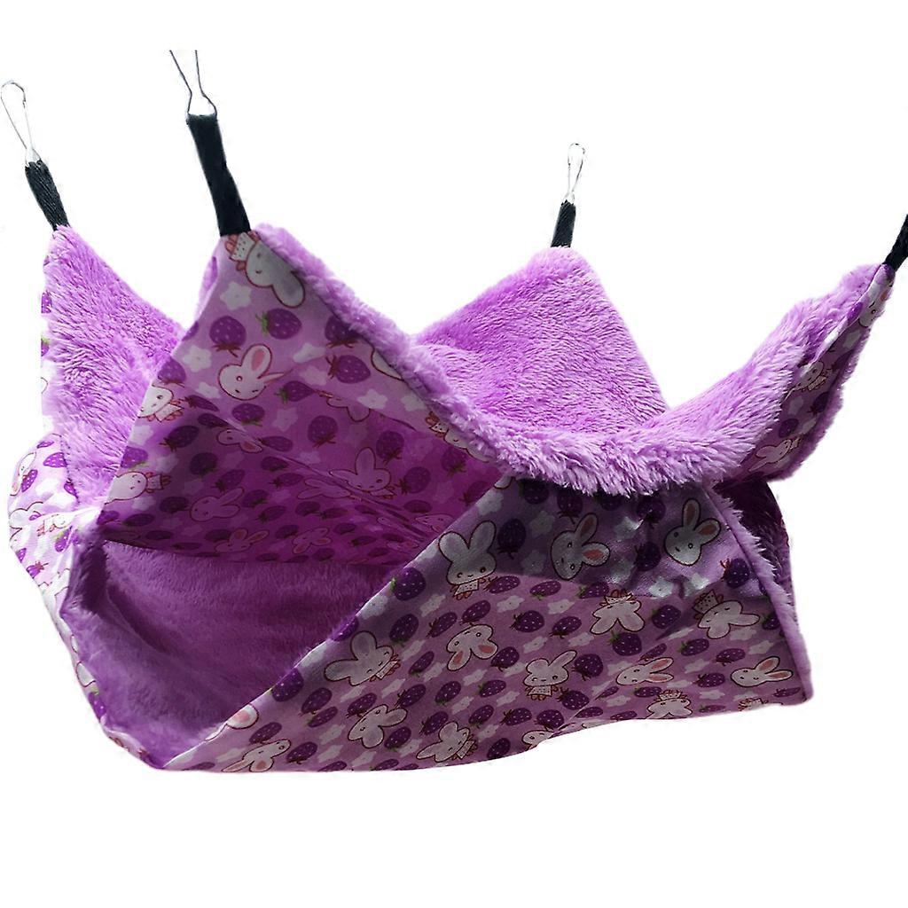 Practical Small Pet Hanging Hammock Double Layer Glider Sleeping Pet Bed Warm