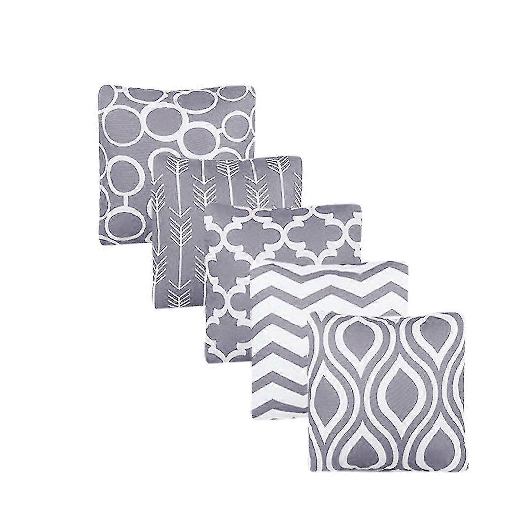 5pcs Cotton Craft Fabric Bundle Patchwork Squares Quilting Sewing Patchwork Diy