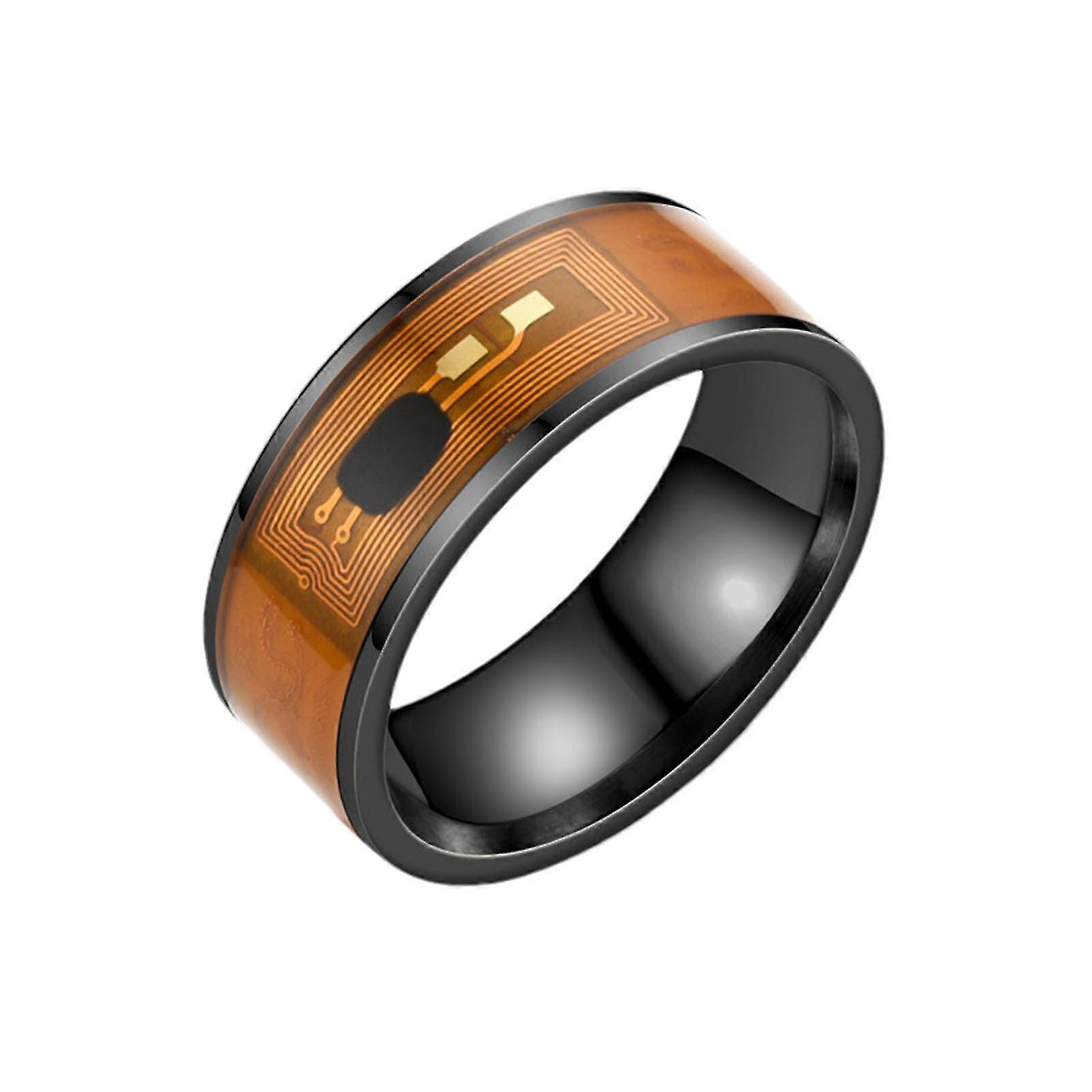 Nfc الهاتف المحمول الذكية حلقة الفولاذ المقاوم للصدأ حلقة لاسلكية تردد الراديو الاتصالات مقاومة المياه المجوهرات