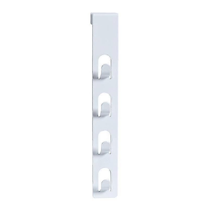 2 Undrilled Door Hanger Hooks, 4 Hook Coat Rack