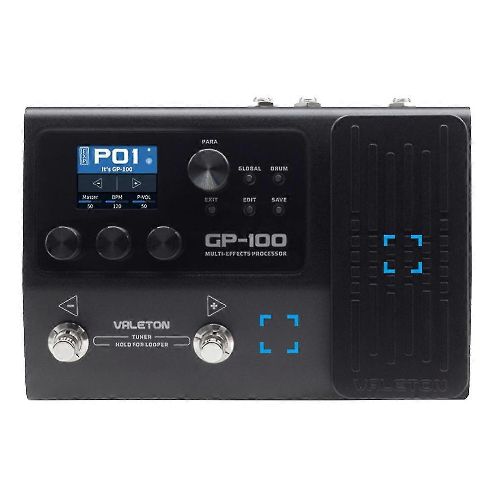 -100 Guitar Effects Processor Pedal With 140 In Effects Looper Ir Otg Usb Multi Language Expressio