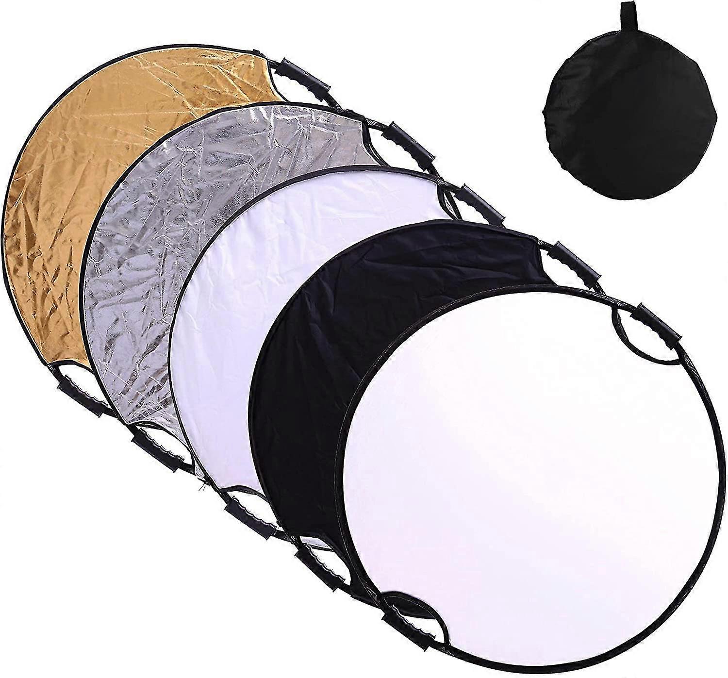 Reflector Photography Portable Foldable Light Reflector Photography Light Reflector Reflector With Handle Portable Foldable Round Light Reflector For