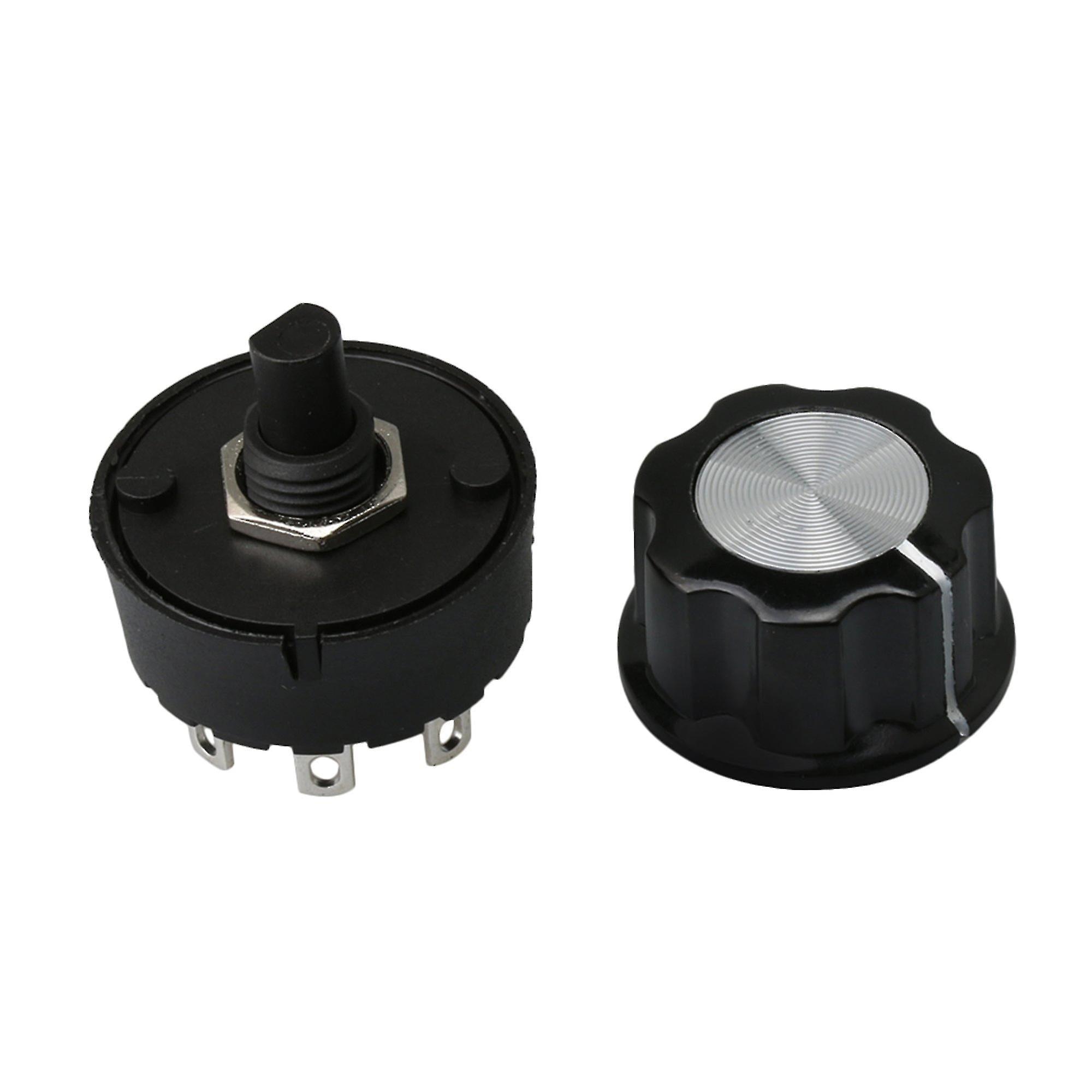 Specialty Electrical Switches Relays 3 Positions 2 Ways Selector Rotary Switch With Knob For Home Appliance