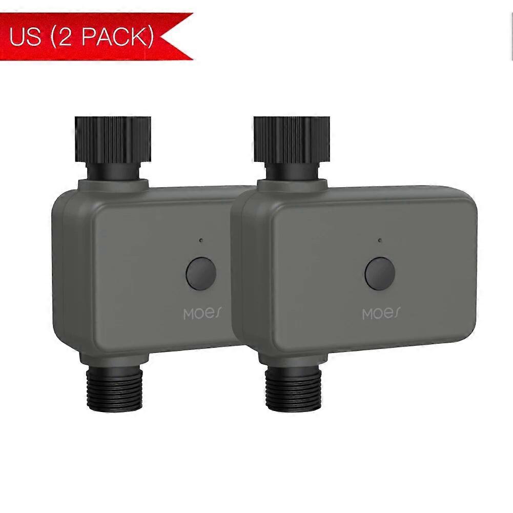 MOES Smart Tuya Bluetooth Water Timer Rain Delay Programmable Irrigation Timer with Automatic and Manual Watering Hub Required