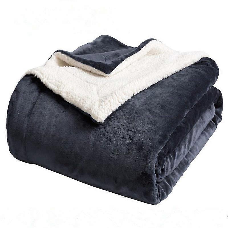 Decke doppelseitige Decken, kuschelige Decken, dicke warme Sofadecke flauschige Fleecedecke