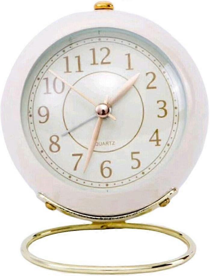 Home Decor Quartz Desk Clock Modern Timer Snooze Alarm Clock LED Gift