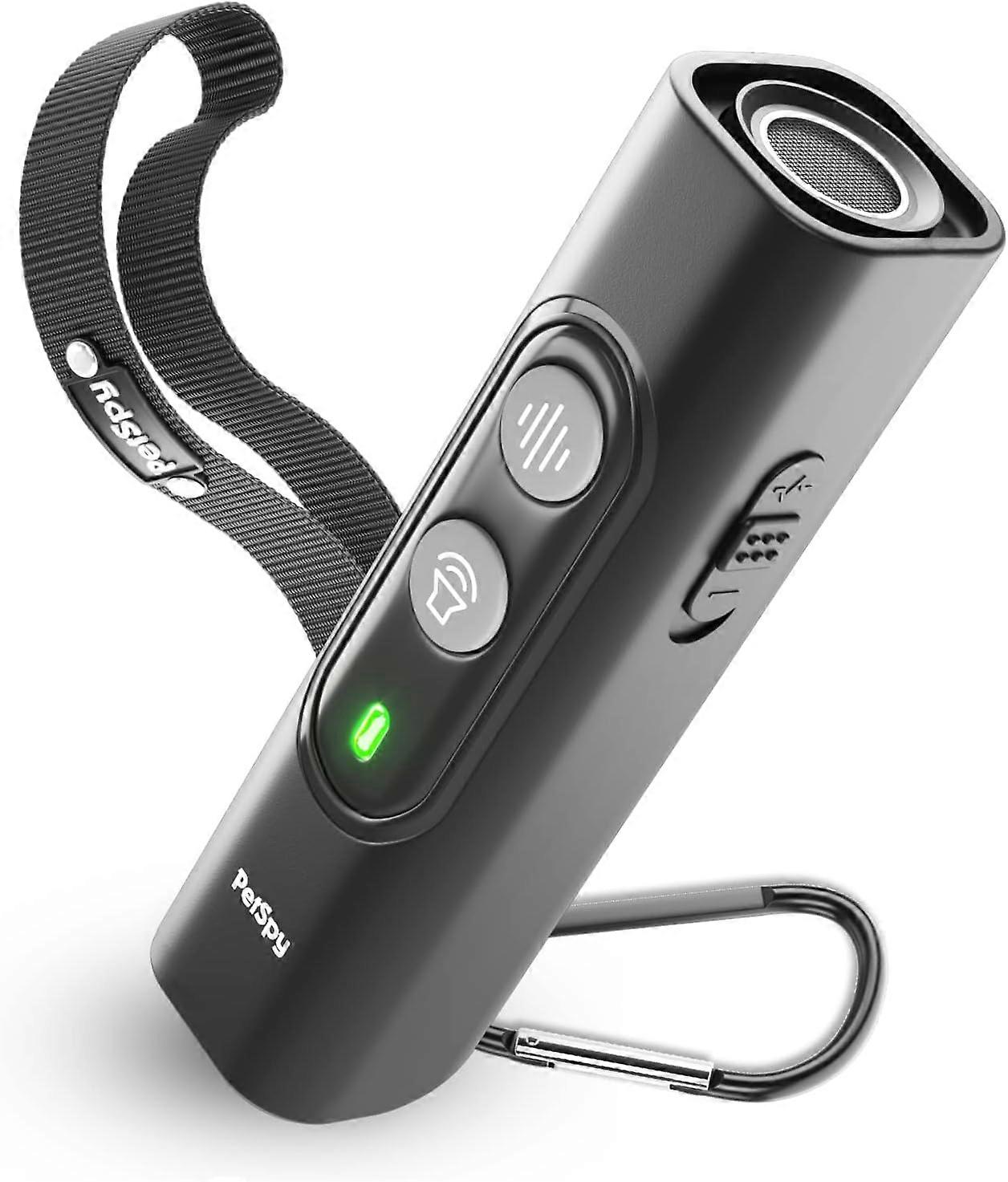 Dissuasif d’aboiement de chien à ultrasons, 2 modes de fréquence, dispositif de contrôle de l’aboiement pour l’intérieur et l’extérieur avec une portée de 16 pieds, dresseur de chien dissuasif d’aboiement avec Tr