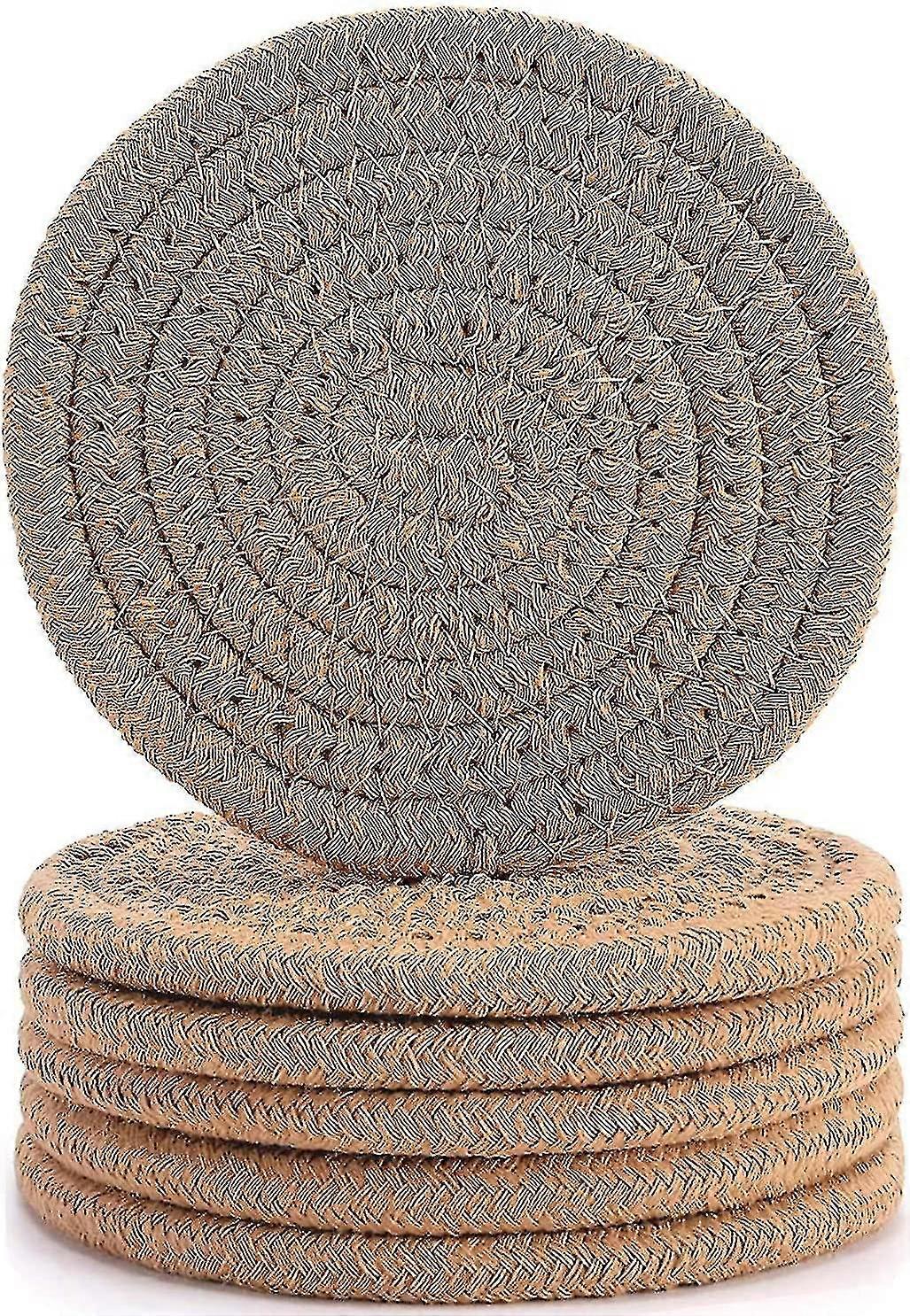 6pcs Coasters For Drinks,  (4.3inch)