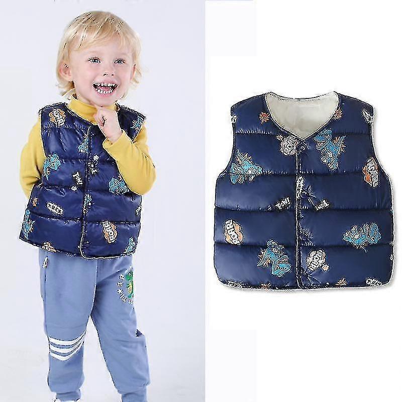 Bunte Kinder Winter Weste -Bomber Jacken