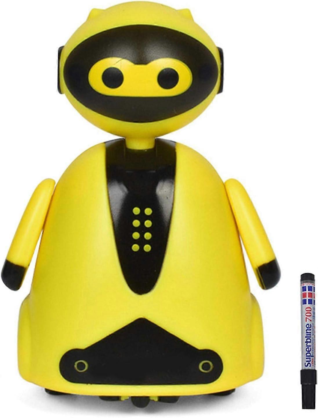Smart Pen Tracing Robot,Magic Inductive Robot Toys - Follow Any Drawn Line Magic Pen Toy - Mini Magic Pen Inductive Robot Toy - Inductive Robot Model 