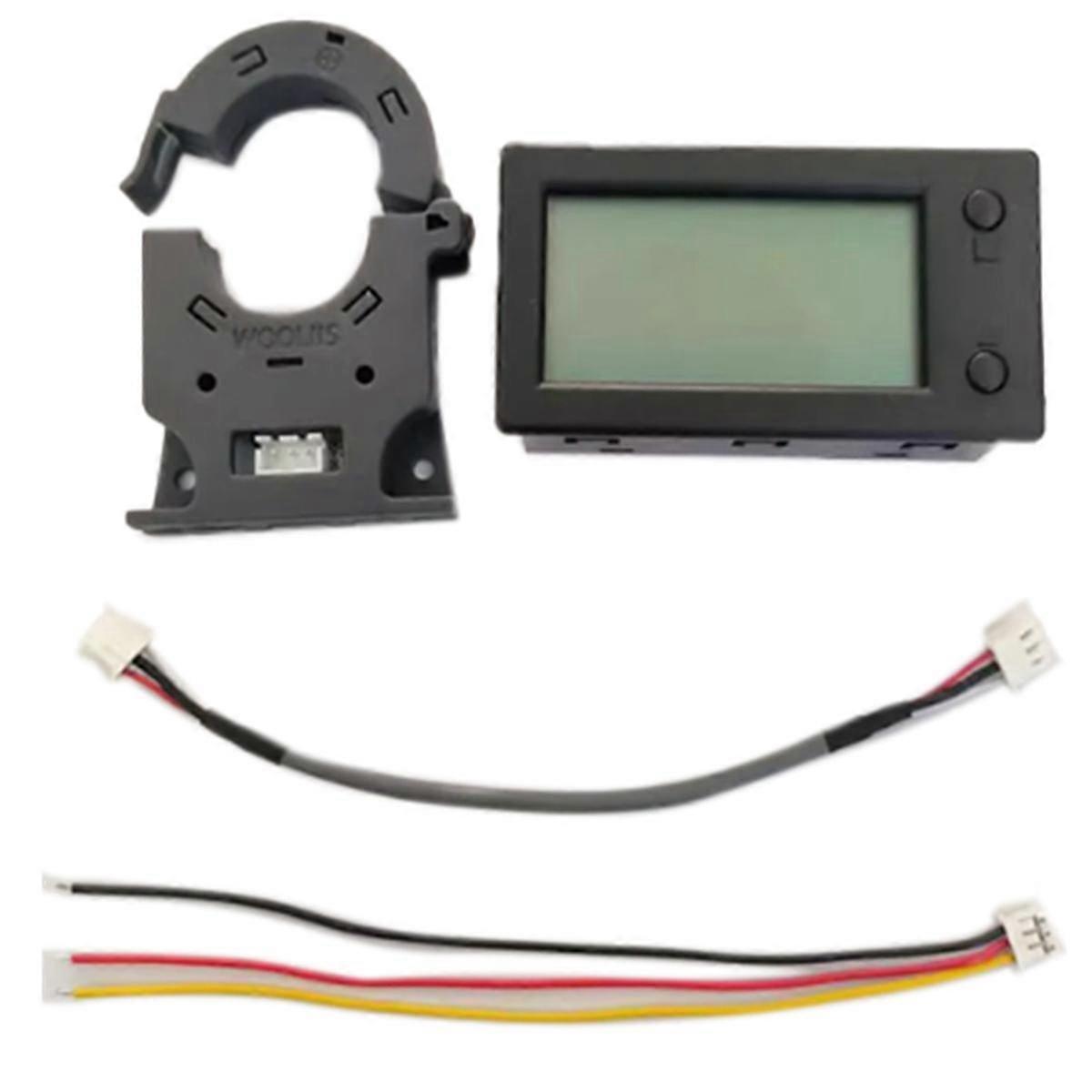 Hall Coulomb Meter Voltage Current Power Electric Energy Battery Capacity 12V 24V 36V 48V Bluetooth APP Display(F)