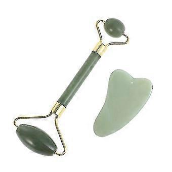 1pc Gua Sha Plaque de grattage Jade Physiothérapie Bord lisse Plaque de massage Planche de massage Gua Sha Outil