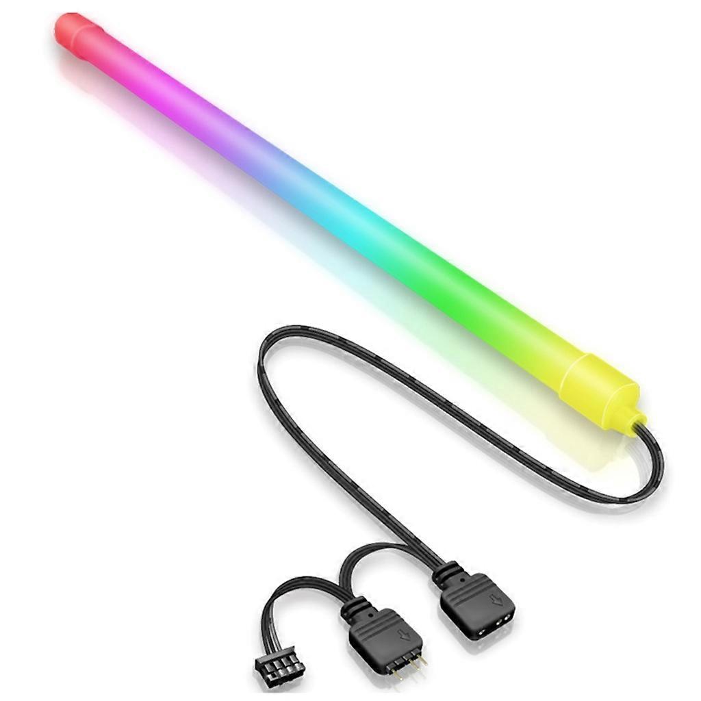 COOLMOON F300 5V ARGB PC Case LED Light Bar 3PINx2+4PIN Desktop Computer Lamp