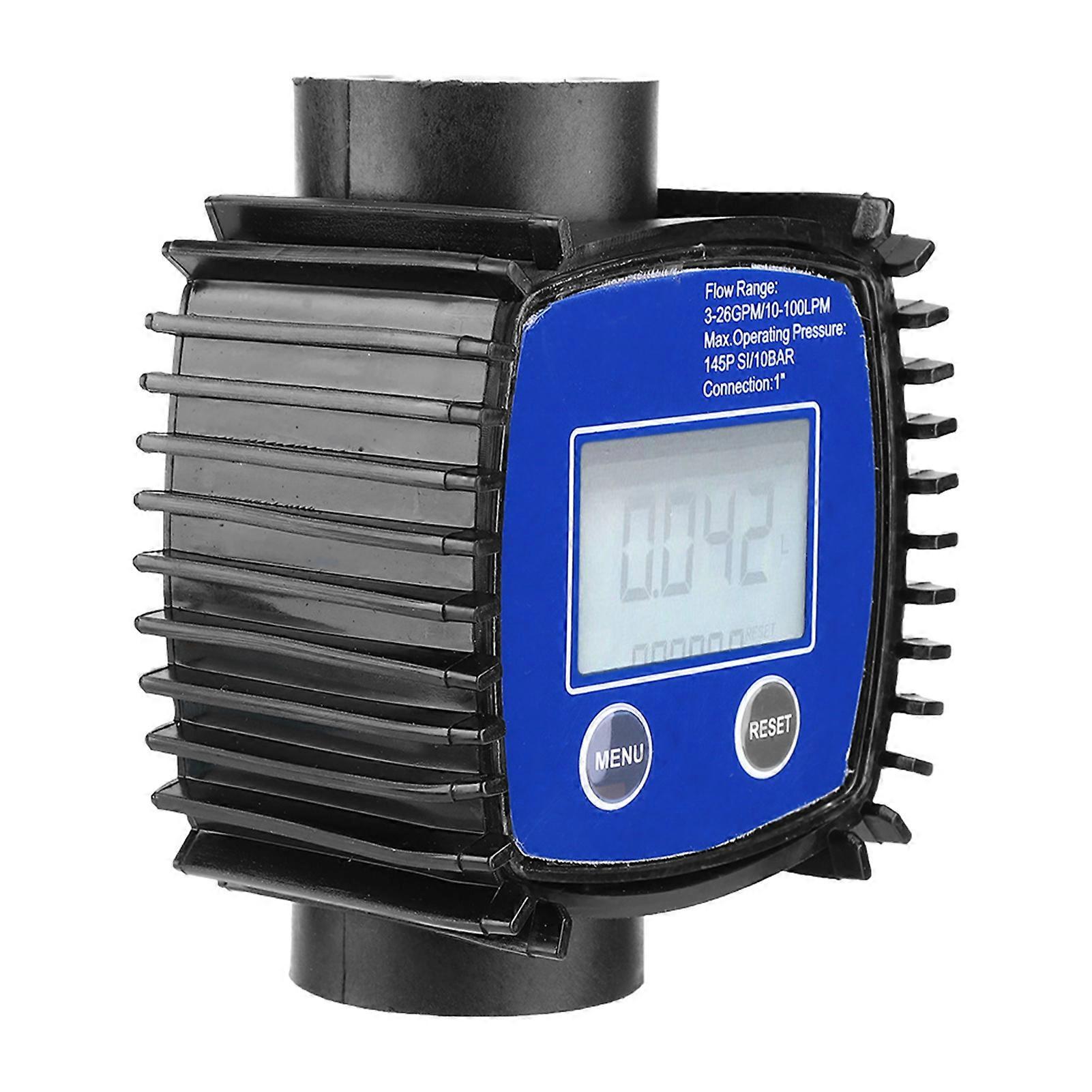 High Accuracy Digital Display Water and Diesel Flow Meter 1 Inch Internal Thread