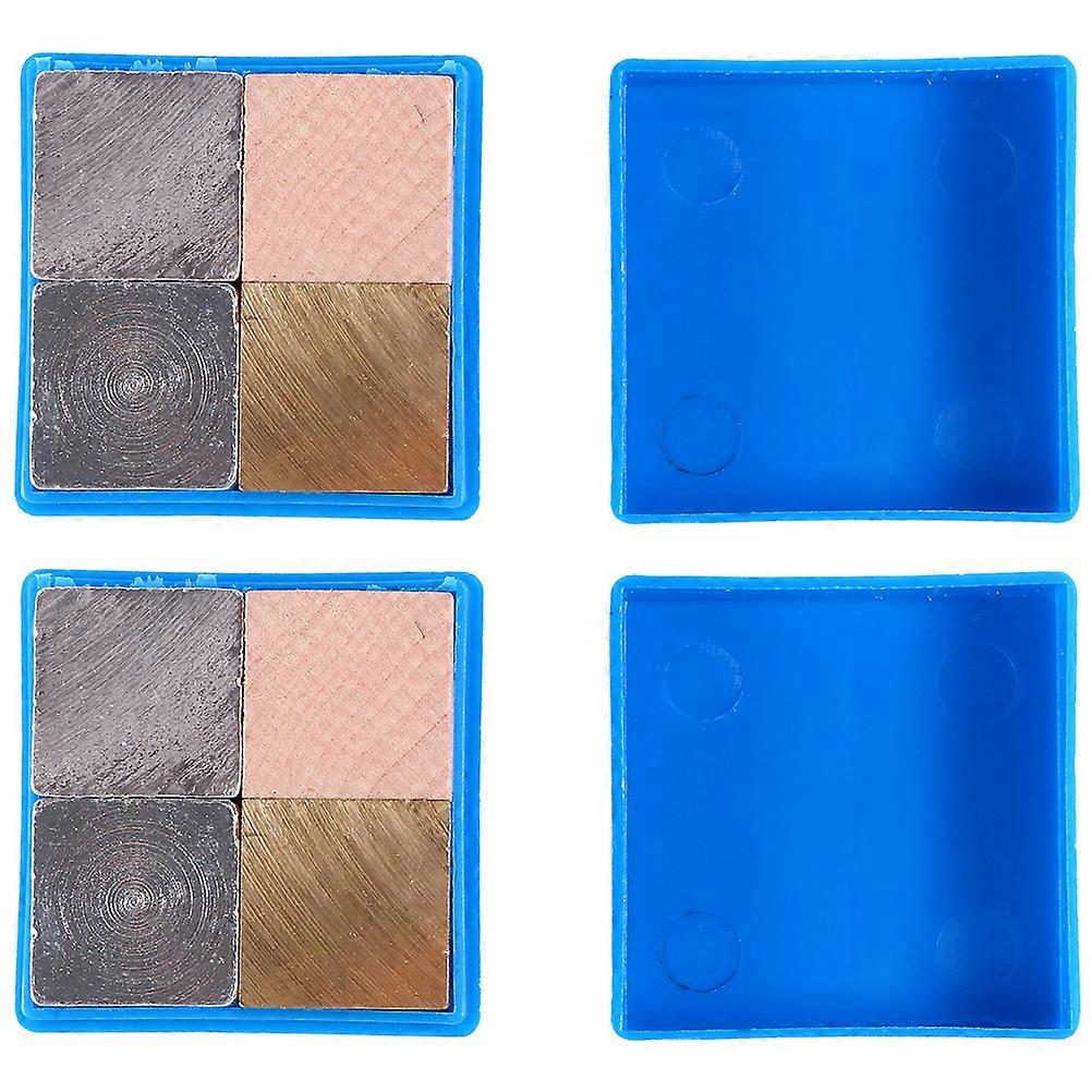 8 Pcs Cube Set Aluminum Copper Iron for Density Investigation Heat Experiments