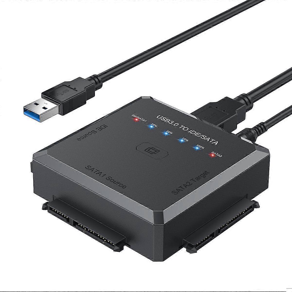 Sata To Usb Adapter Usb 3.0 To Idesata 3 Cable Converter For 2.5 3.5 Hdd Ssd Drive Adapter-eu Plug