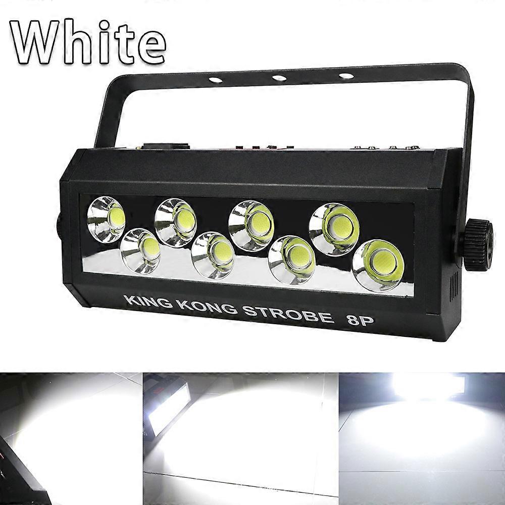 8X30W LED Strobe Ljus DMX RDM Ljudkontroll RGB Utomhusfest Disco Bar Ljus Projektor Scen Effekt Belysning DJ Stroboskop