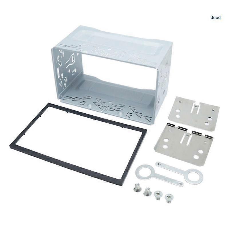 Universal Double DIN Car Stereo Radio Headunit Fitting Cage Mounting Car Stereo Double Din Cage with Frame