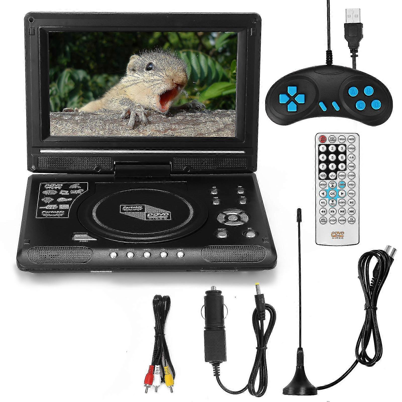 9.8inch Tv Dvd Player Portable Vcd Mp3 Mpeg Viewer con maniglia di gioco