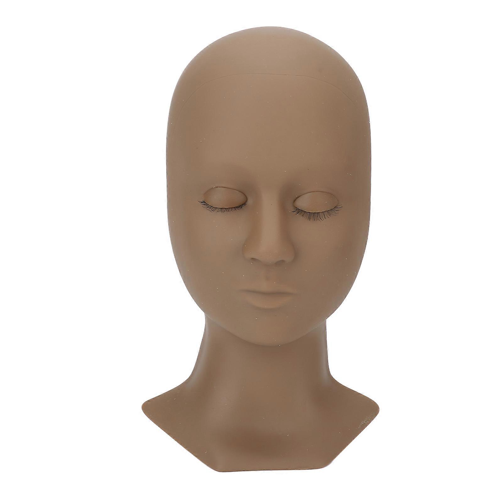 Eyelash Mannequin Head Model For Training Replaceable Eyes Eyelash Extensions Makeup Massage Acupuncture Silicone Practice Head Model