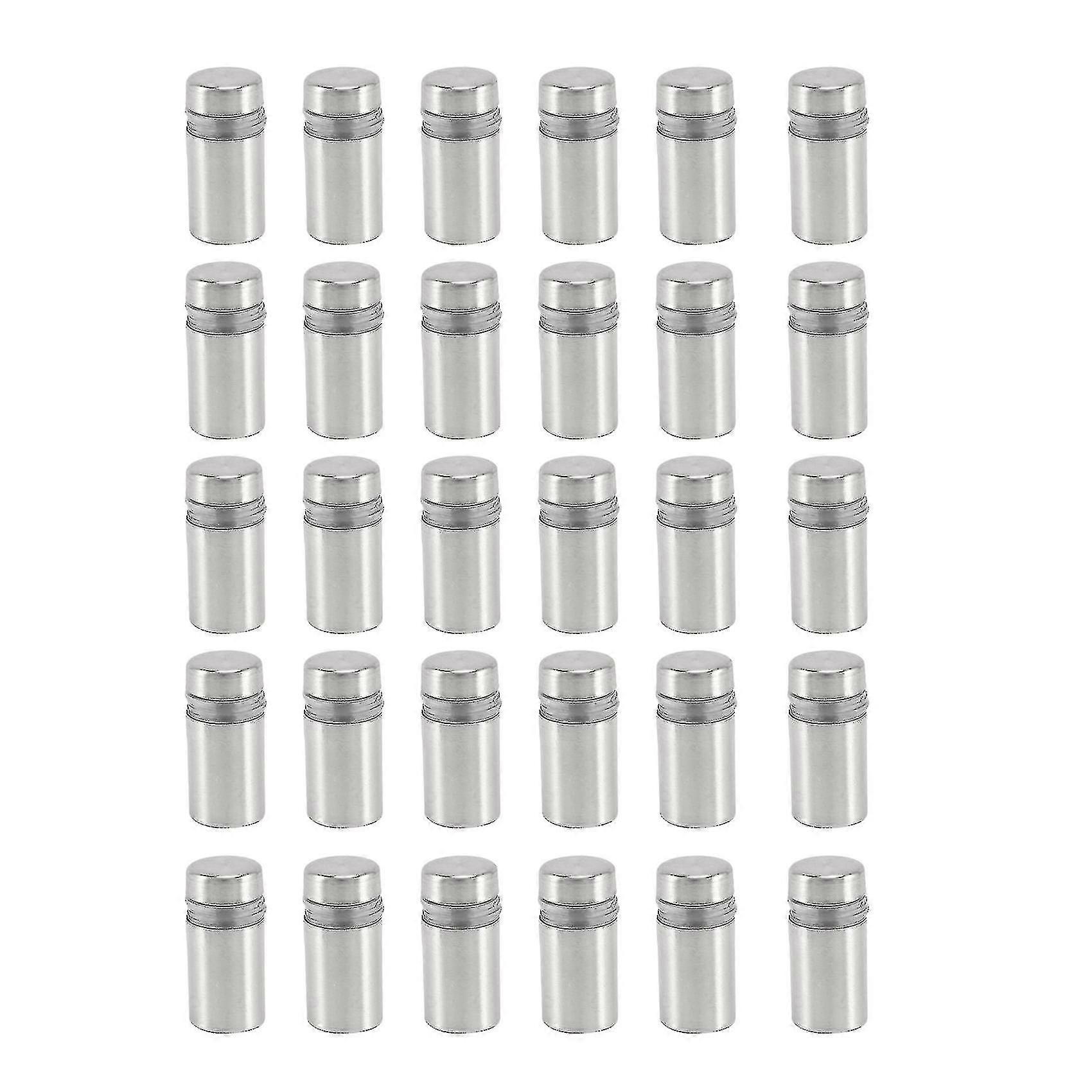 30 τεμάχια 12 X 22mm ανοξείδωτο χάλυβα διαχωριστικό γυαλί κάτοχος σήμανσης τοποθέτηση