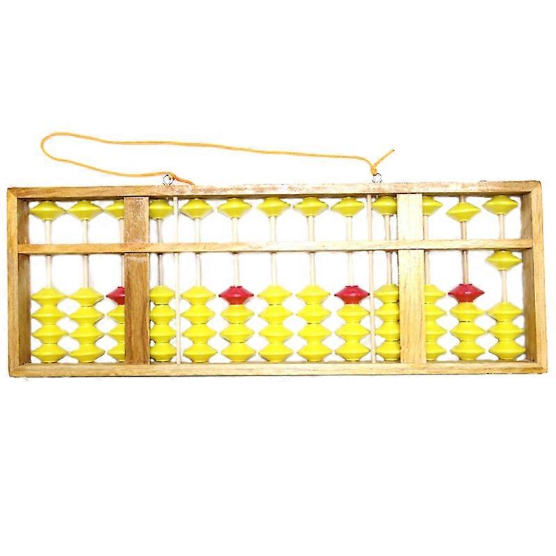 Chinese Abacus 13 Column Wood Hanger Big Size Non- Abacus Chinese Soroban Tool In Mathematics Kids