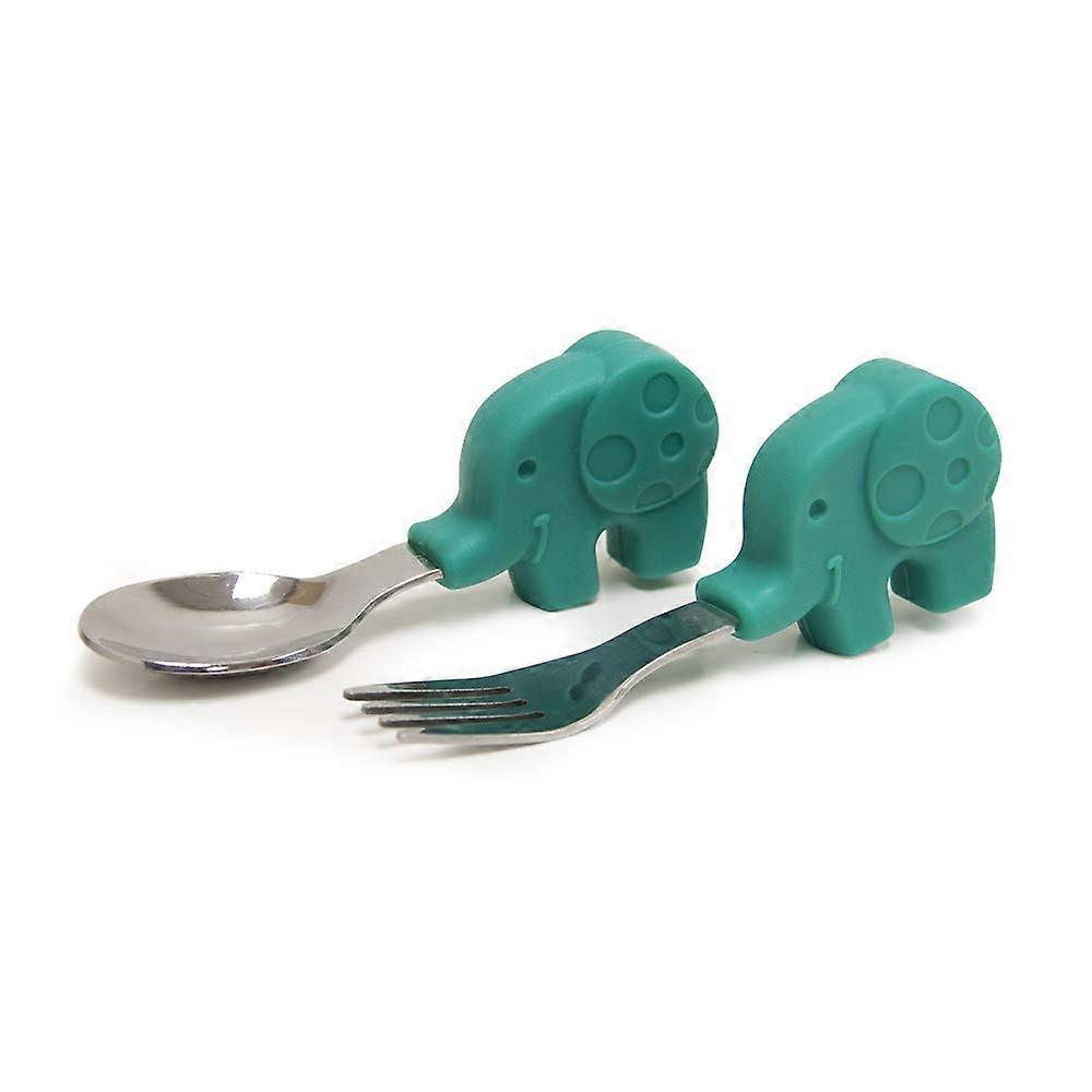 Toddler Utensils Spoon and Fork Set, BPA & Phthalate Free, Training Baby Utensils, 18 Month+